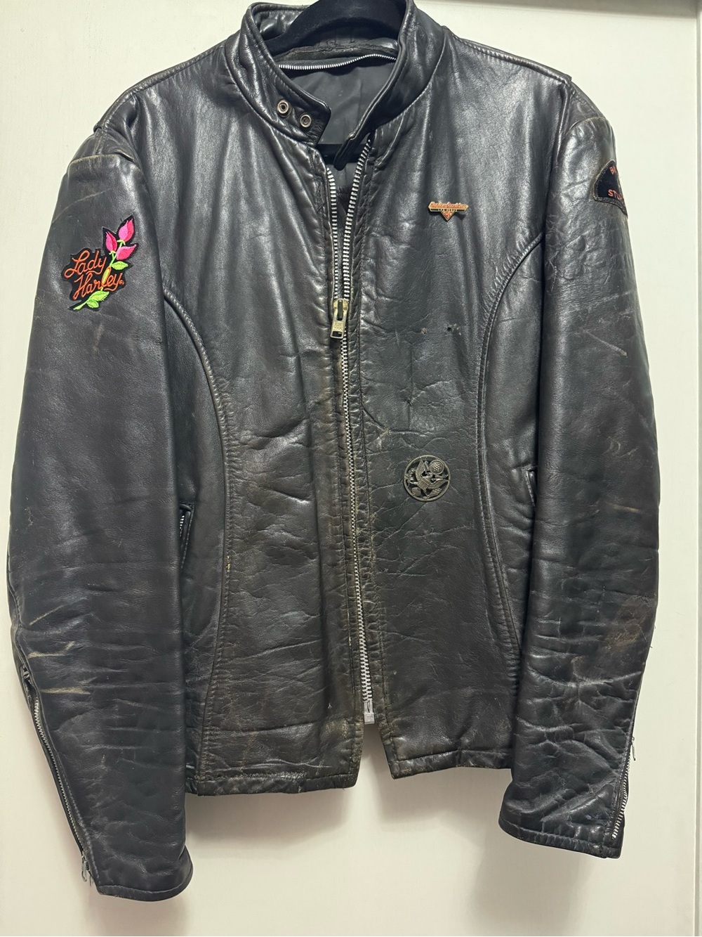Harley Davidson Black Leather Jacket